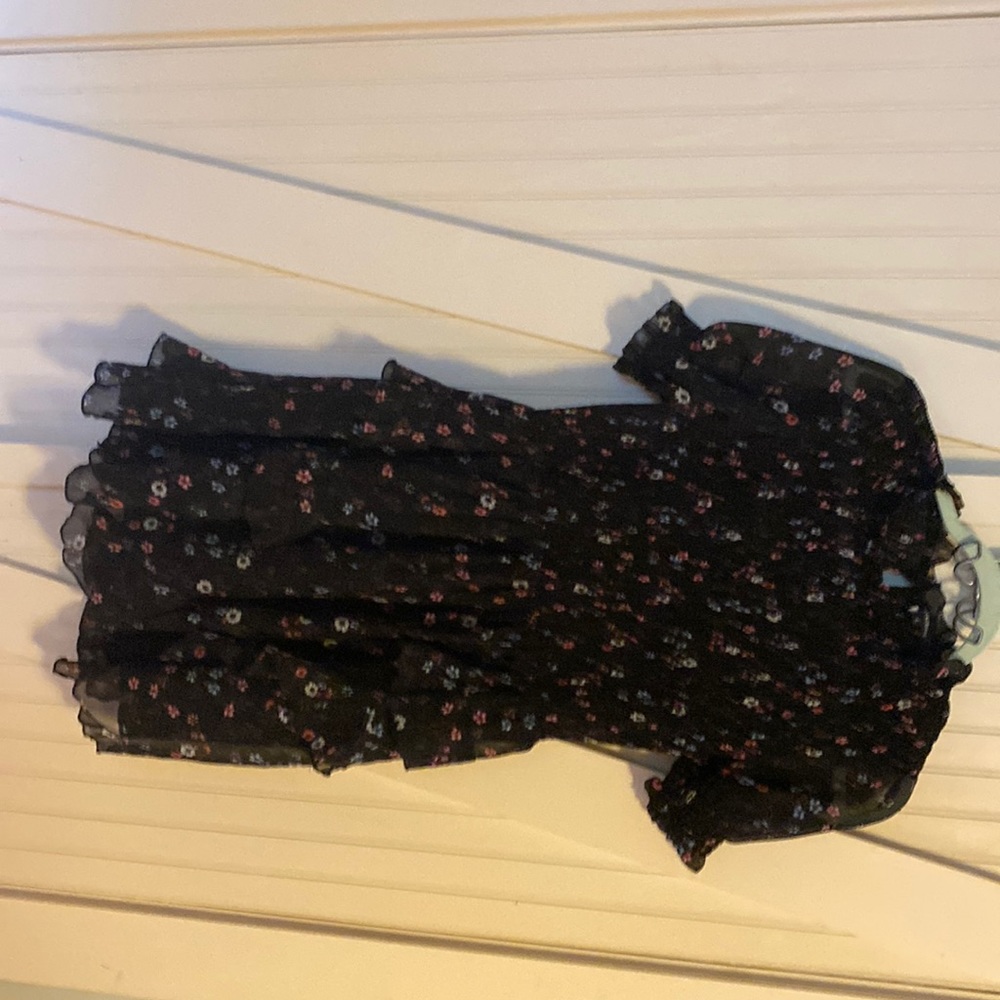 Olivaceous short sleeved dress